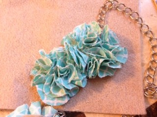 Pom Pom Fabric Necklace - Southern Couture