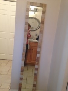 DIY Bathroom Mirror Revamp 14