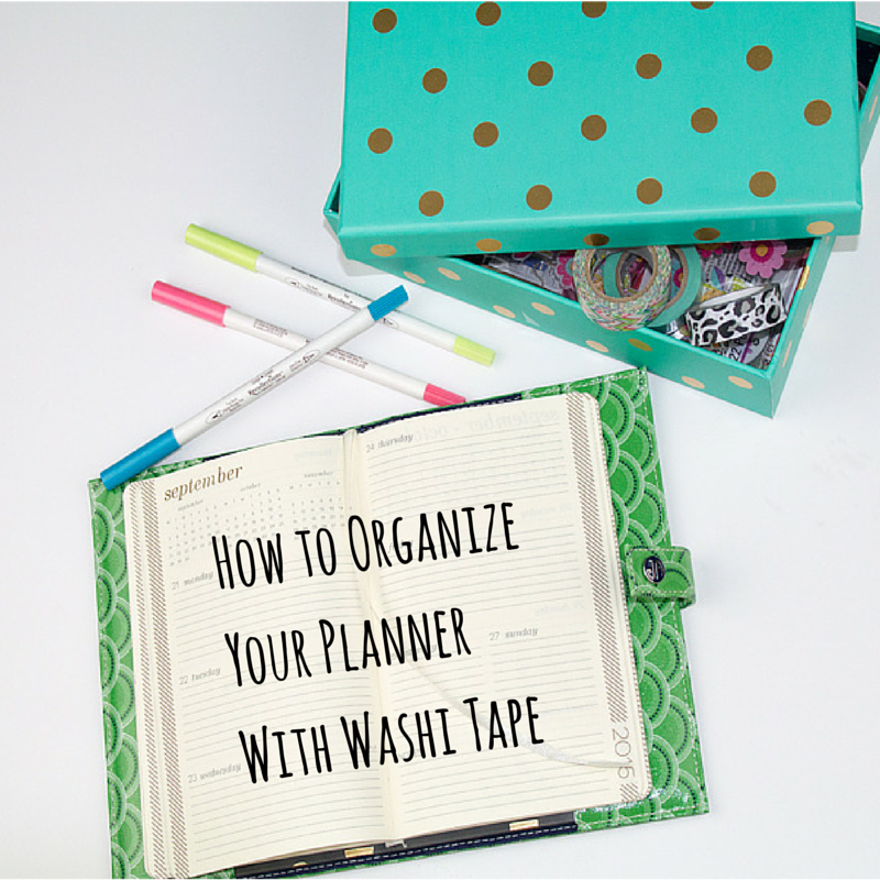 How to Organize Your Planner With Washi Tape 15