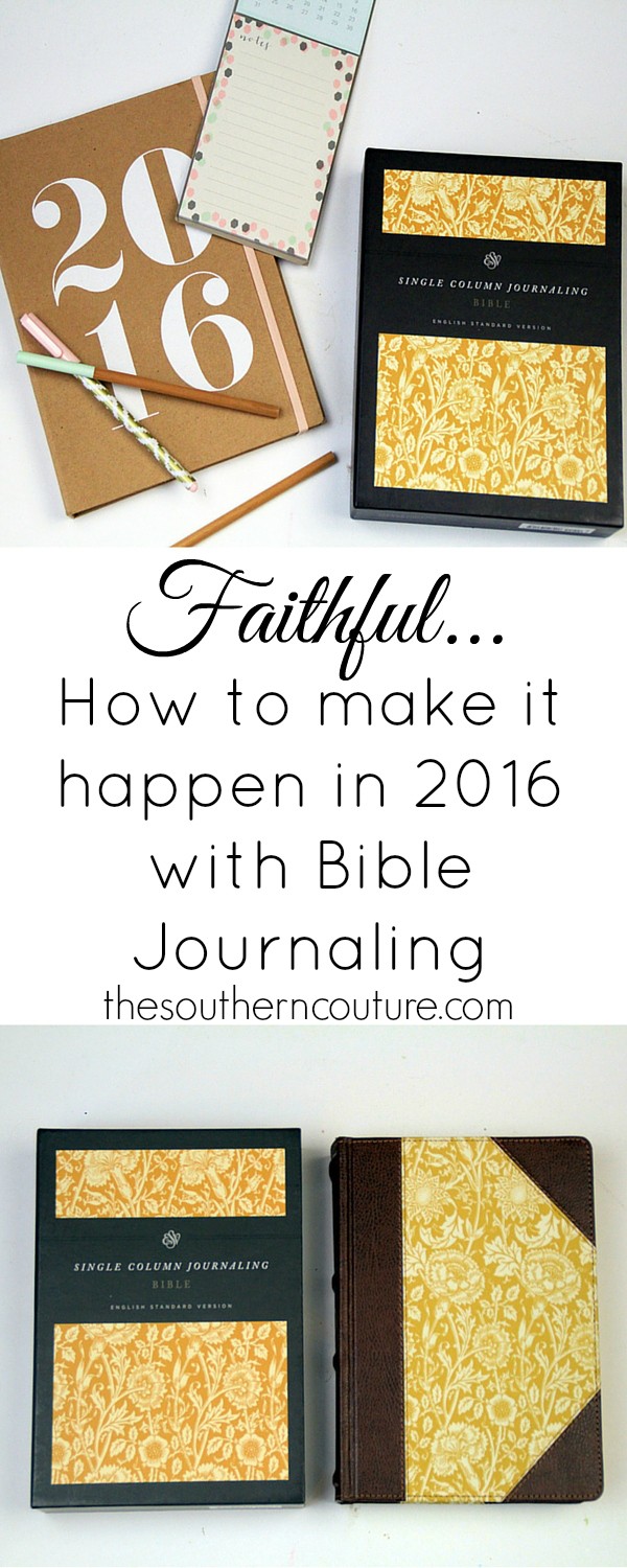 Start each year right by starting with a fresh clean slate. Make it happen with Bible journaling with these tips from thesoutherncouture.com.