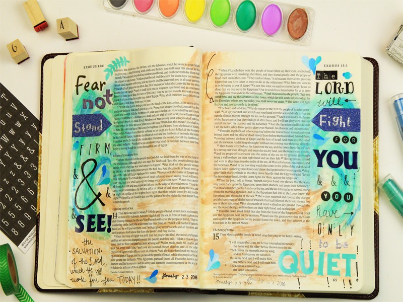 How To Make A Bible Journaling Notebook 