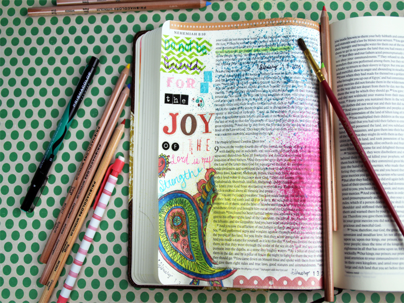 Sing unto God Stamps Bible Journaling