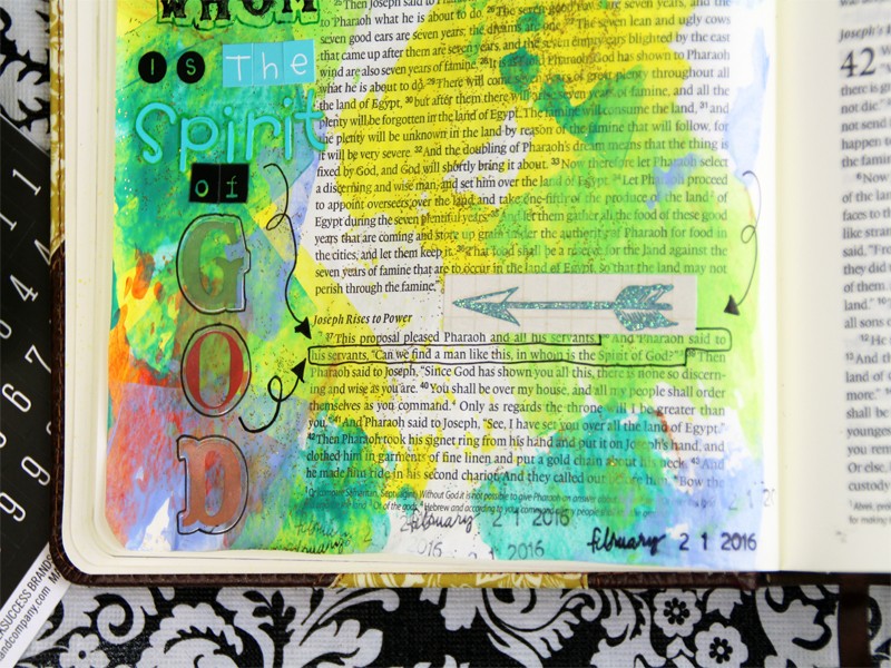 Using Acrylic Paints for Bible Journaling - Southern Couture