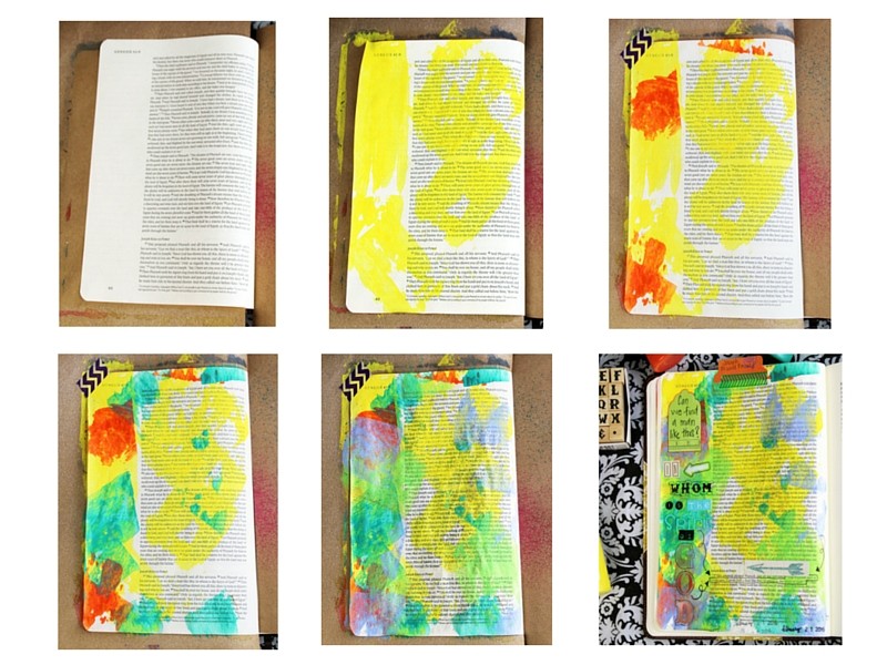 Using Acrylic Paint for Bible Journaling 