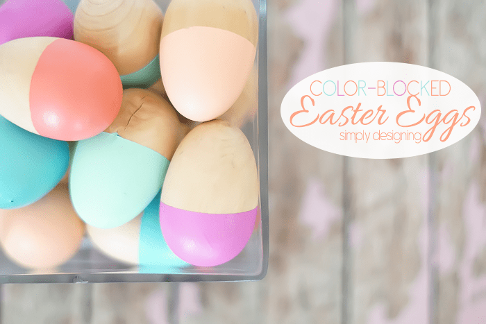Color Blocked Easter Eggs + {The Creative Corner 3.13.16}