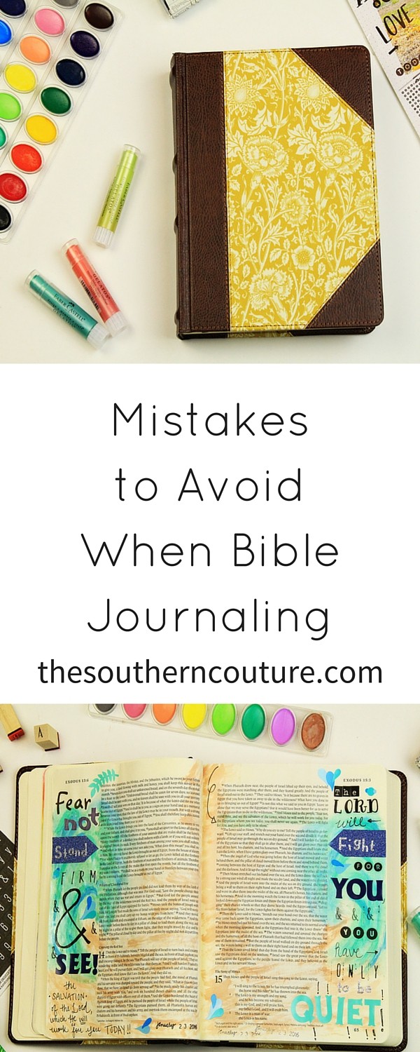 Mistakes to Avoid When Bible Journaling