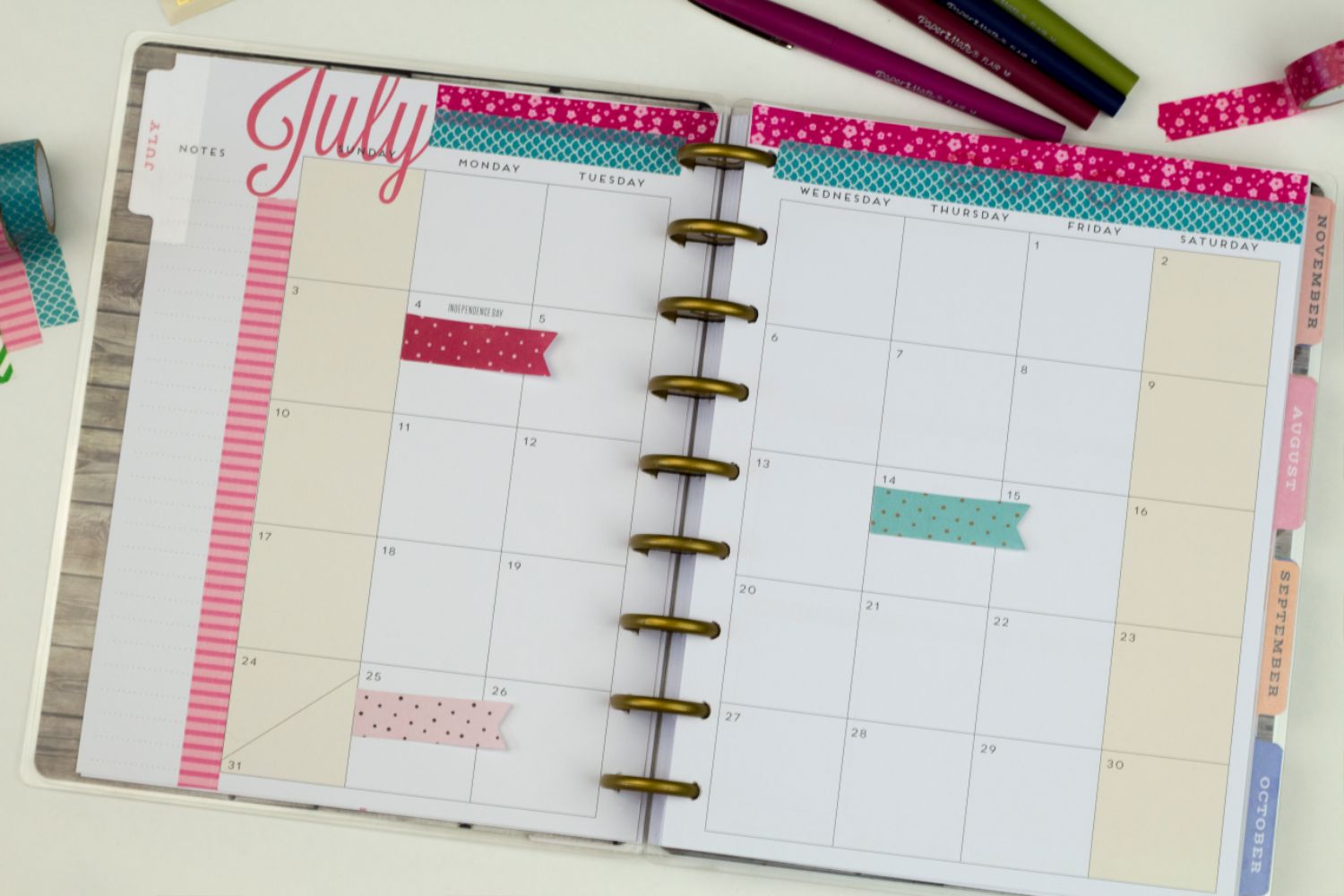 Tips for Back to School Planner Organization Collage  