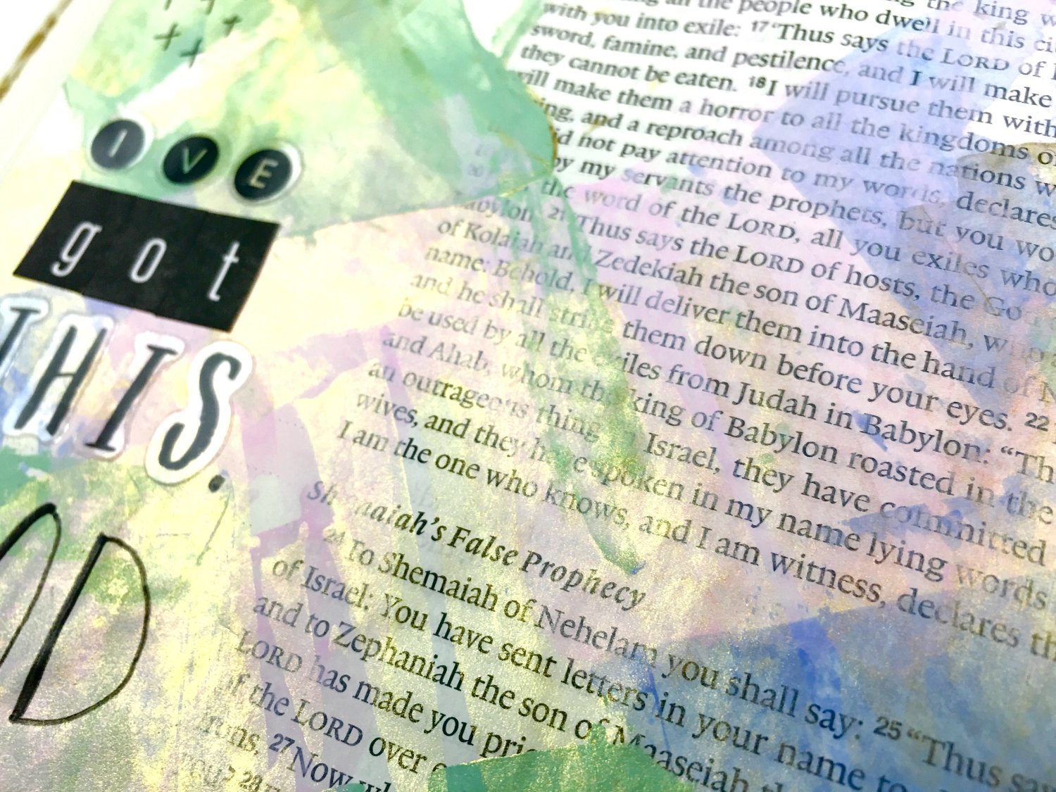 "Adventures in Bible Journaling" and Most Favorite Entries 