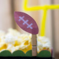 Football Themed Popcorn Box Craft