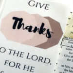 Give Thanks Free Bible Journaling Printable