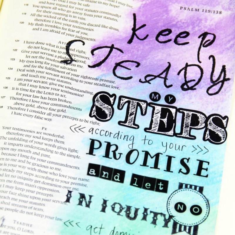 "Adventures in Bible Journaling" and Most Favorite Entries 