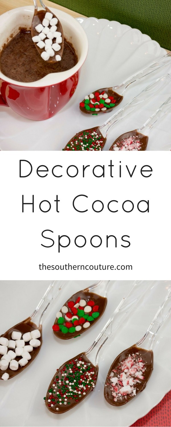 Get ready for Christmas Eve and morning with these adorable Decorative Hot Cocoa Spoons that you can make as a family and even give away to others. Come find out what special ingredient I used for an extra spin on flavor.