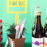 Football Party Game Day Drink Station Ideas