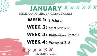 January Bible Journaling Challenge 