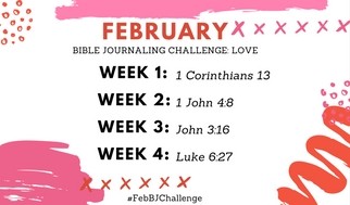 February Bible Journaling Challenge 