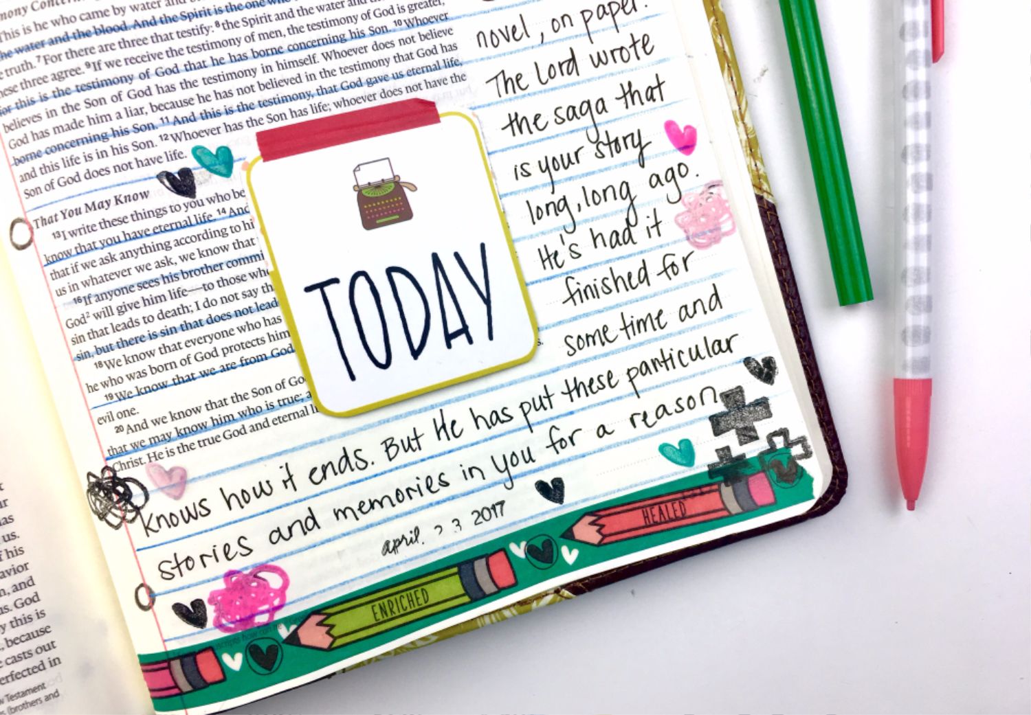 Tips for Bible Journaling No Matter the Artistic Skill Level