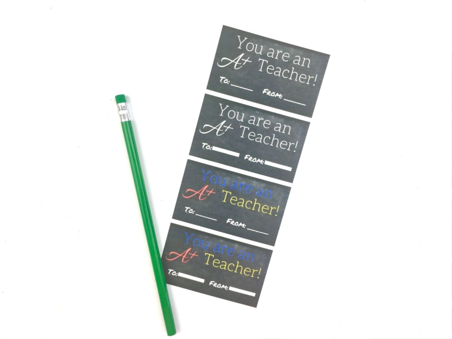 End of School Year Teacher Gift Ideas Plus FREE Printable Gift Tag 