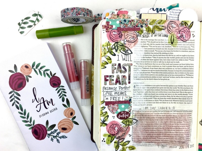 How to Use Gelatos Using a Paintbrush and Water for Bible Journaling