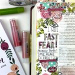 How to Use Gelatos Using a Paintbrush and Water for Bible Journaling