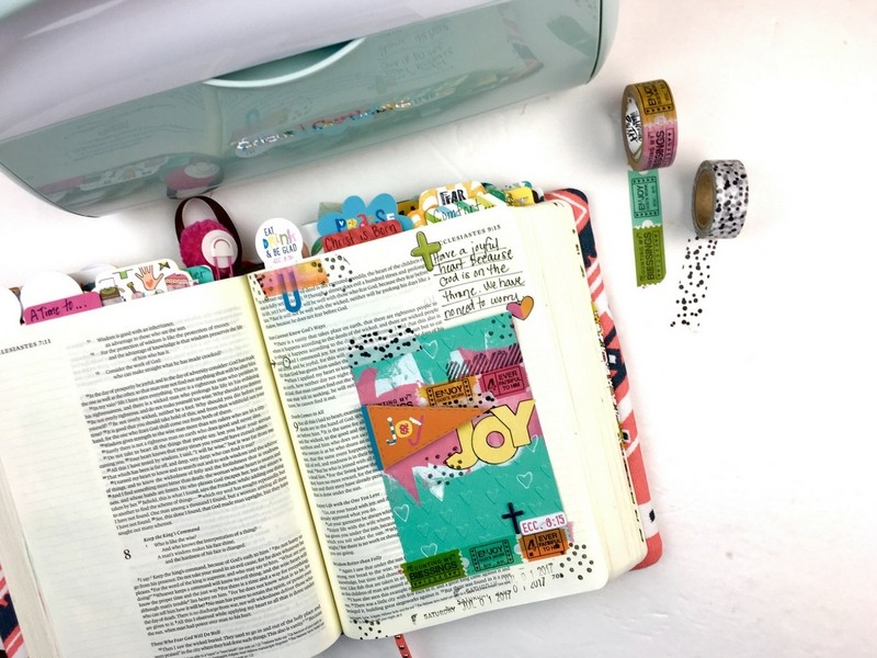 Top DIY Projects with Cricut Plus Bible Journaling Technique using Cuttlebug