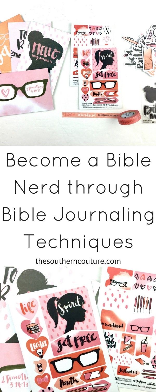 There is no better book to be obsessed with than the Bible so become a Bible nerd through Bible journaling techniques that will keep you wanting more.