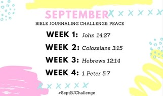 September Bible Journaling Challenge Plus Free Printable 