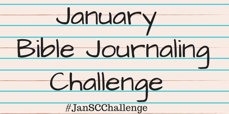 2018 January Bible Journaling Challenge with FREE Printable Card