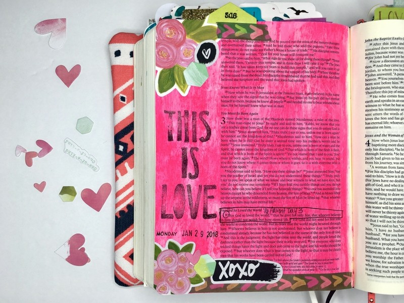 Pink Bible Journaling Kit