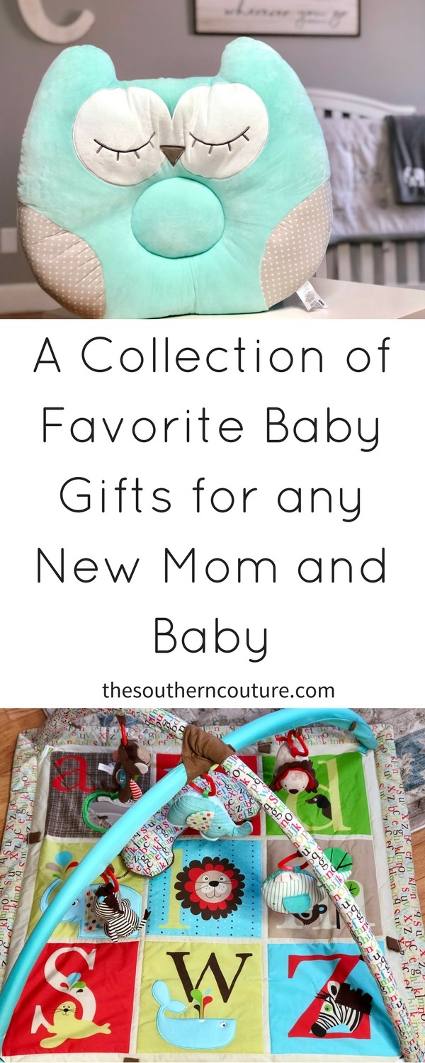 I'm excited to show y'all a collection of my favorite baby gifts that either we bought for Baby Boy or were given at our baby showers this past month. 