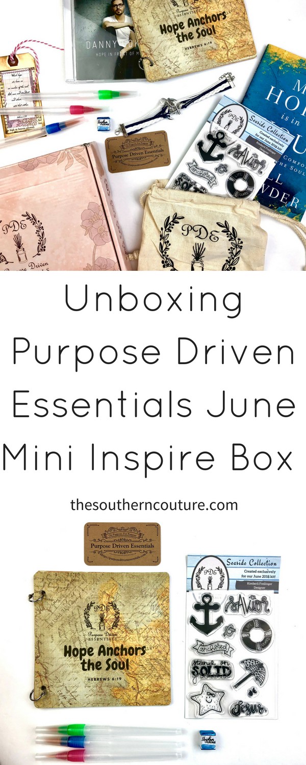 Check out this unboxing Purpose Driven Essentials June mini inspire box full of goodies for Bible and faith journaling with some other fun goodies each month including a book, CD, and sweet treat. 