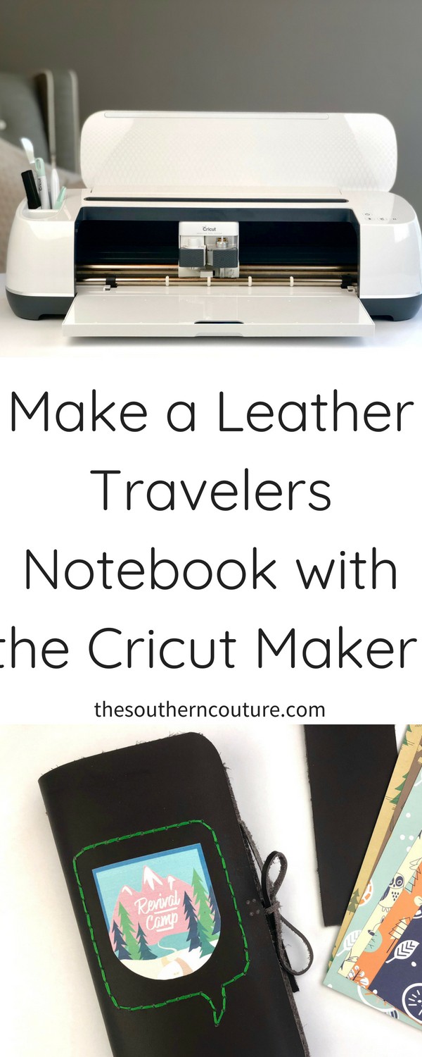 I love having small journals to use for my devotionals and now you can make your own with this tutorial to make a leather travelers notebook with the Cricut Maker. 