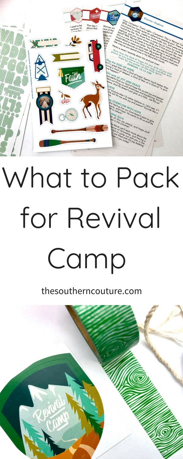 As I continue working through Illustrated Faith's latest devotional, I'm excited to share what to pack for Revival Camp for the next few months as we continue this journey. So far it has been a huge blessing for me, and I know it will be for you too. 