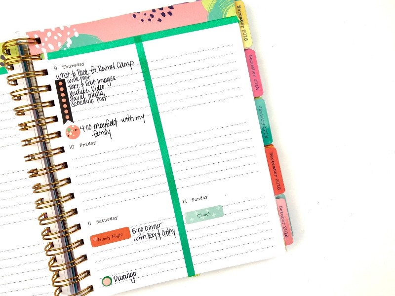Update on My Illustrated Faith Planner and Tips for Organization in Your Life