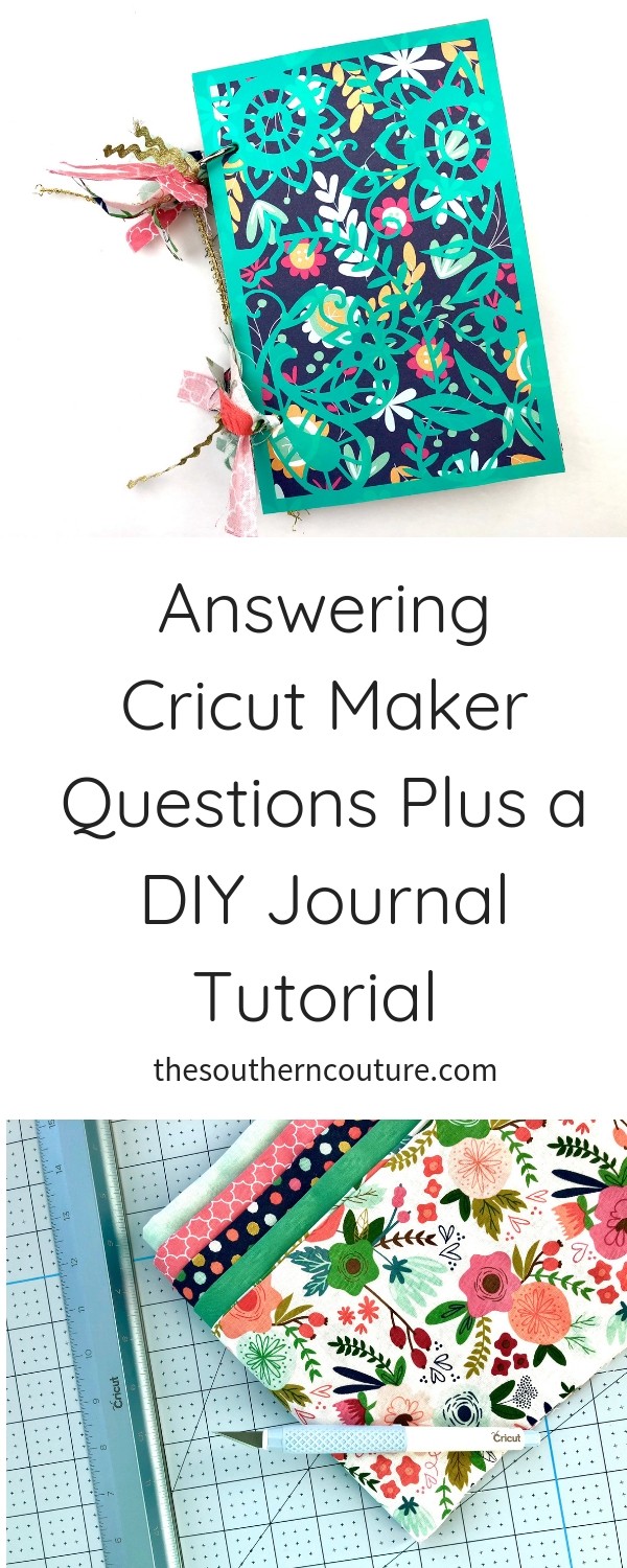 Today I'm answering Cricut Maker questions plus a DIY journal tutorial to get you started with your first Maker project. Find out why you need this machine and all the fun materials you can cut for any project. 