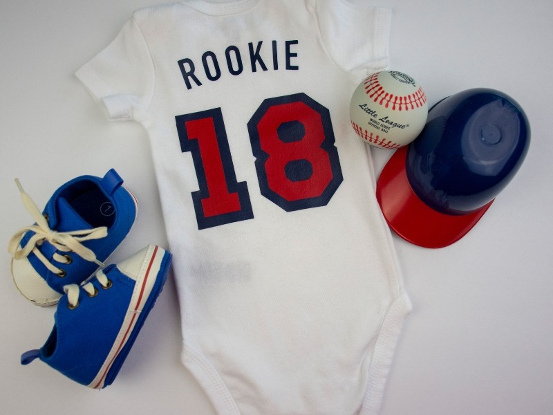 Customized Family Collection of Baseball Shirts Using the Cricut Maker 