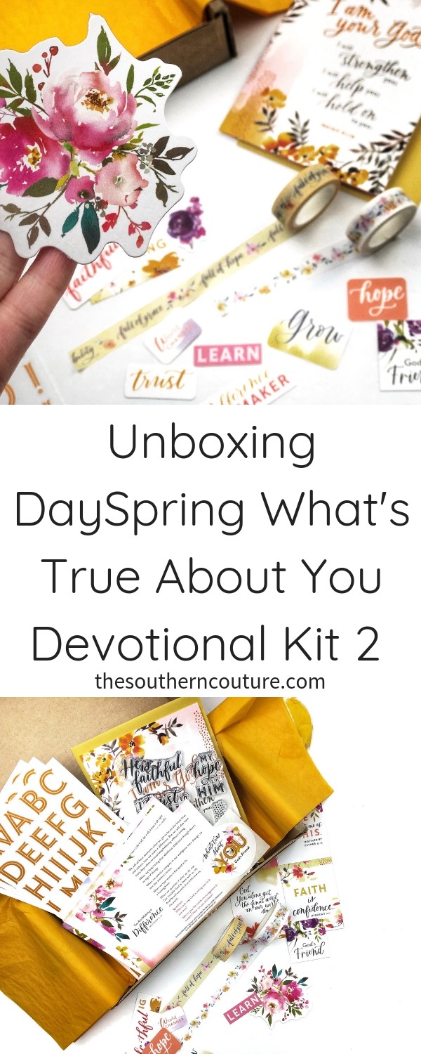 Today I'm unboxing DaySpring What's True About You devotional kit 2 as we focus this next month on God's Friend and work through the writing of Holley Gerth. 
