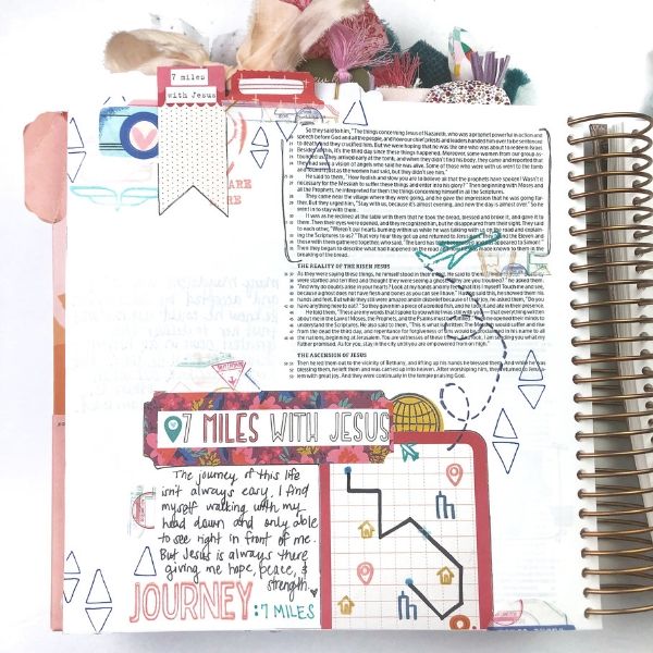 Round-Up of Bible Journaling Entries for Revival Camp New Testament