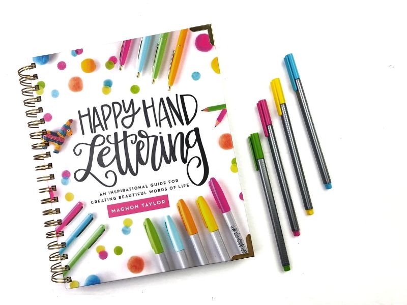 Review and Flip-Through of Maghon Taylor's Happy Hand Lettering 