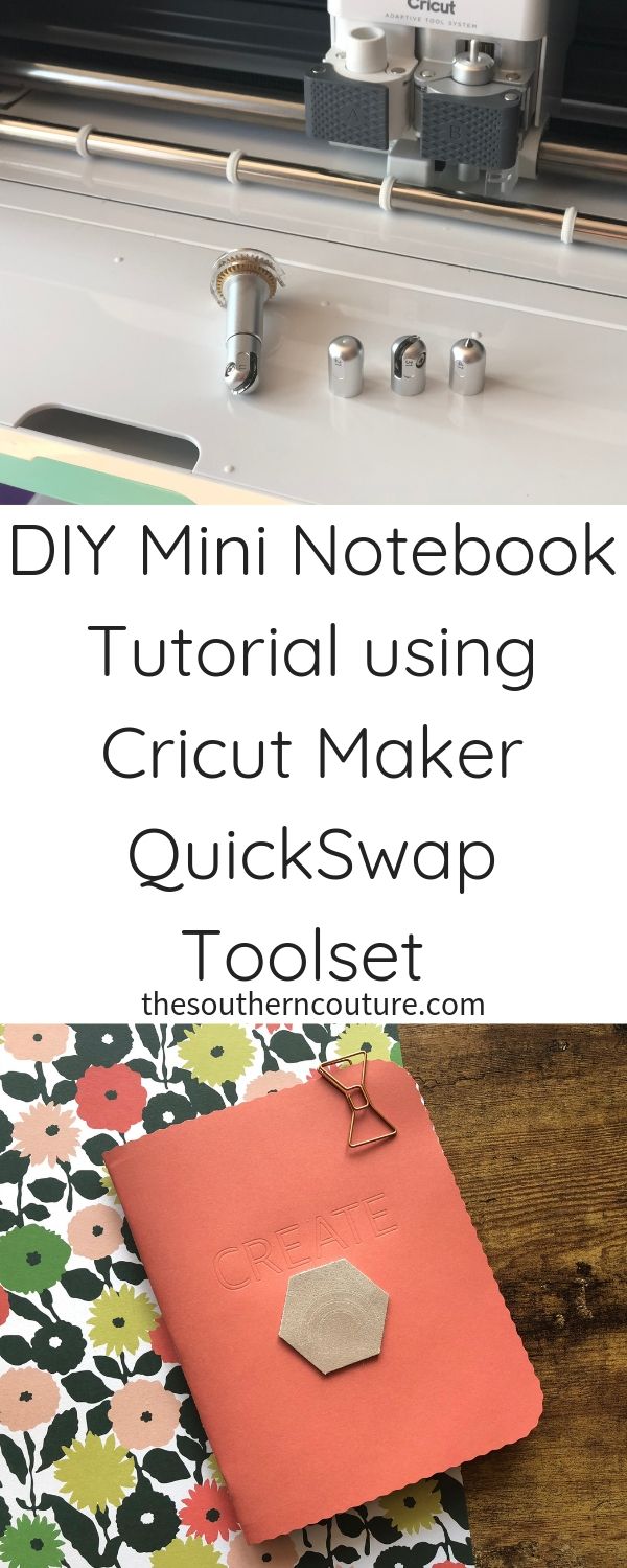 Check out this DIY mini notebook tutorial using Cricut Maker and their new QuickSwap Toolset that makes it a breeze to create your own personalized projects. 