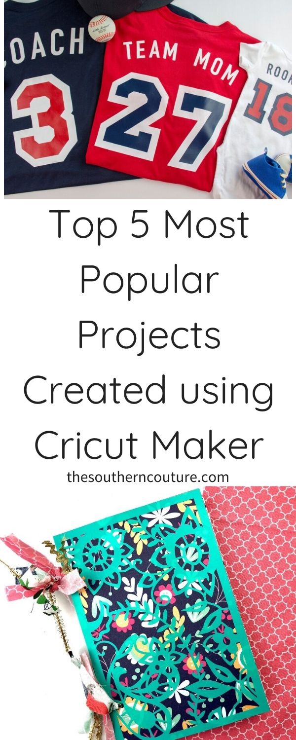 Join me for some crafting with these Top 5 Most Popular Projects Created using Cricut Maker. The possibilites are truly endless when it comes to this crafting machine. 