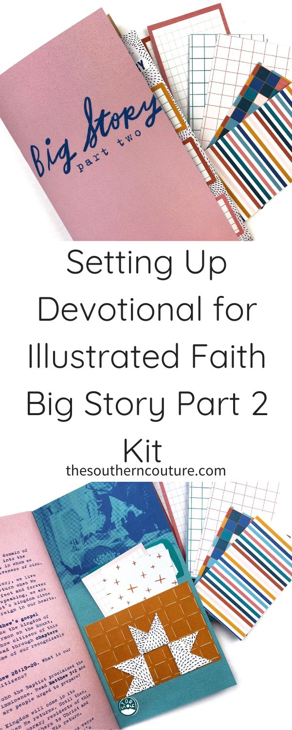 Today I'm setting up devotional for Illustrated Faith Big Story Part 2 kit as we continue Revival Camp this summer. 