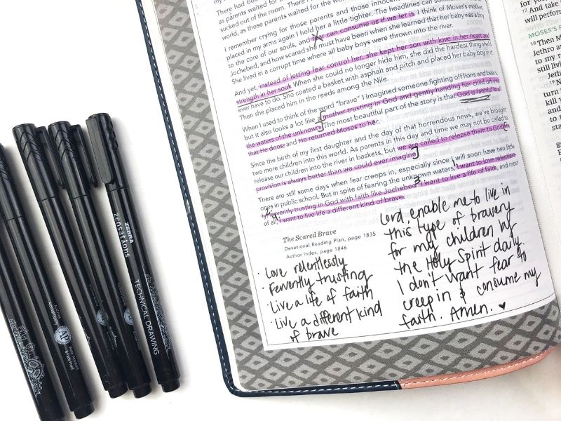 Which Pens Do Not Bleed Through Bible Pages?