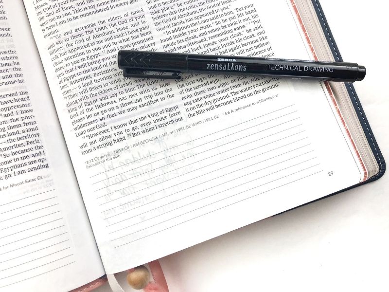 Perfect Black Pen for Bible Journaling 