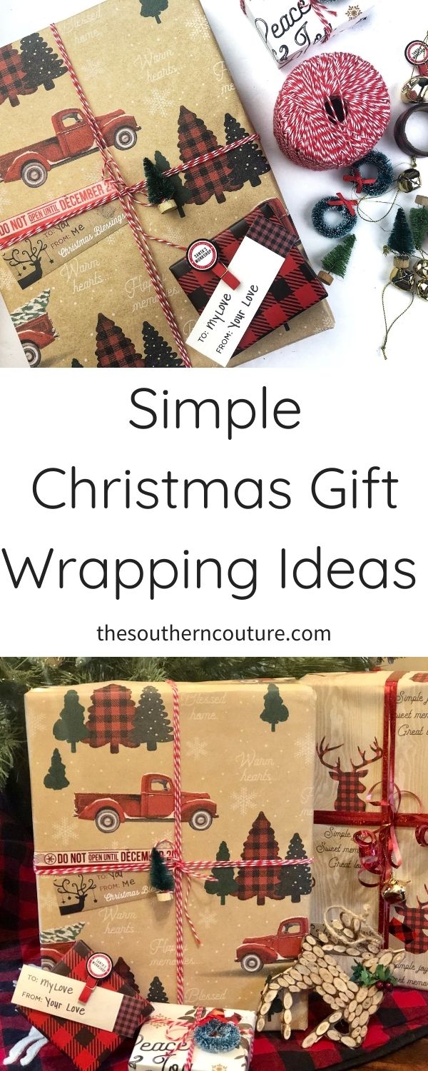 Check out these simple Christmas gift wrapping ideas to take your packages to the next level with minimal effort. 