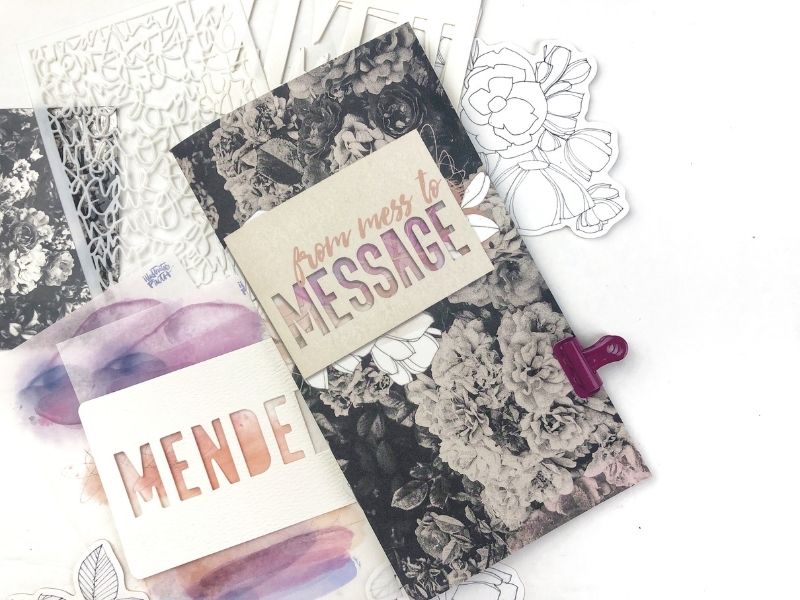 Unboxing Illustrated Faith Mess to Message Kit and Supplies to Use