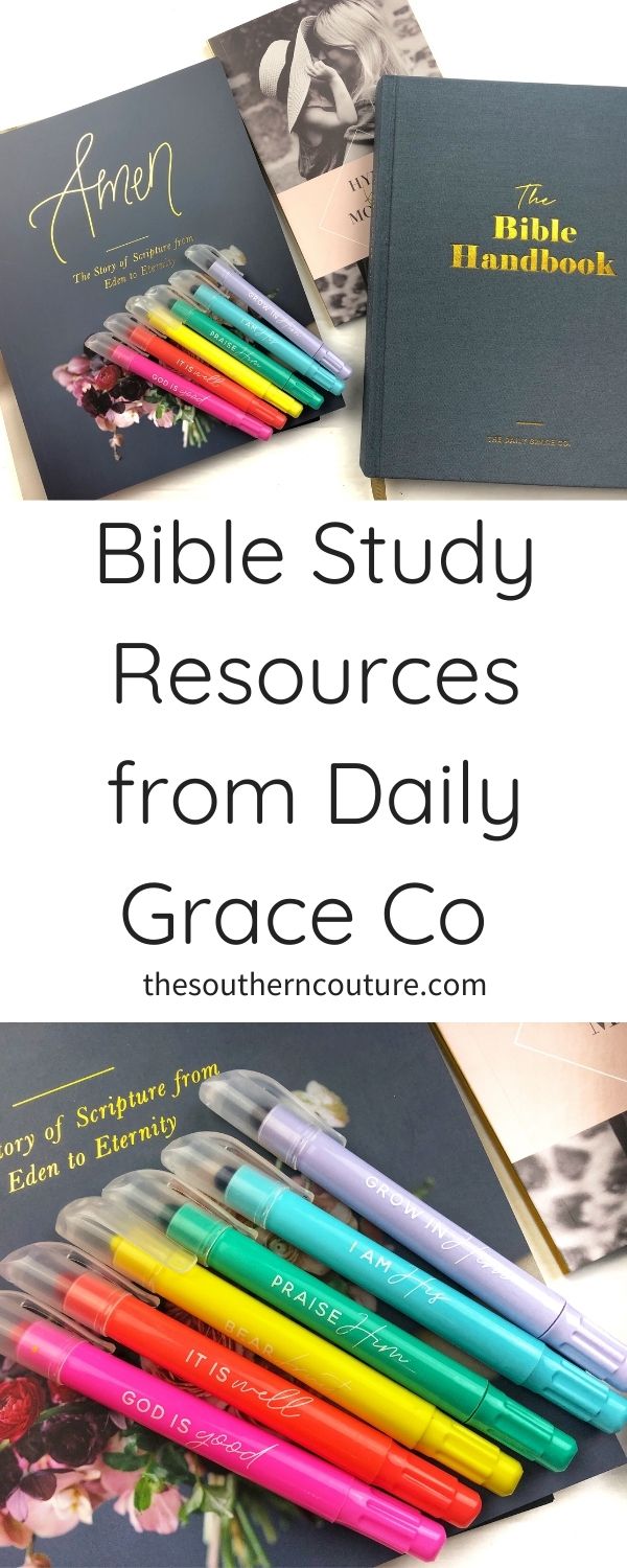 Today I am sharing some amazing Bible study resources from Daily Grace Co that I was gifted for Christmas and couldn't wait to share with y'all. 