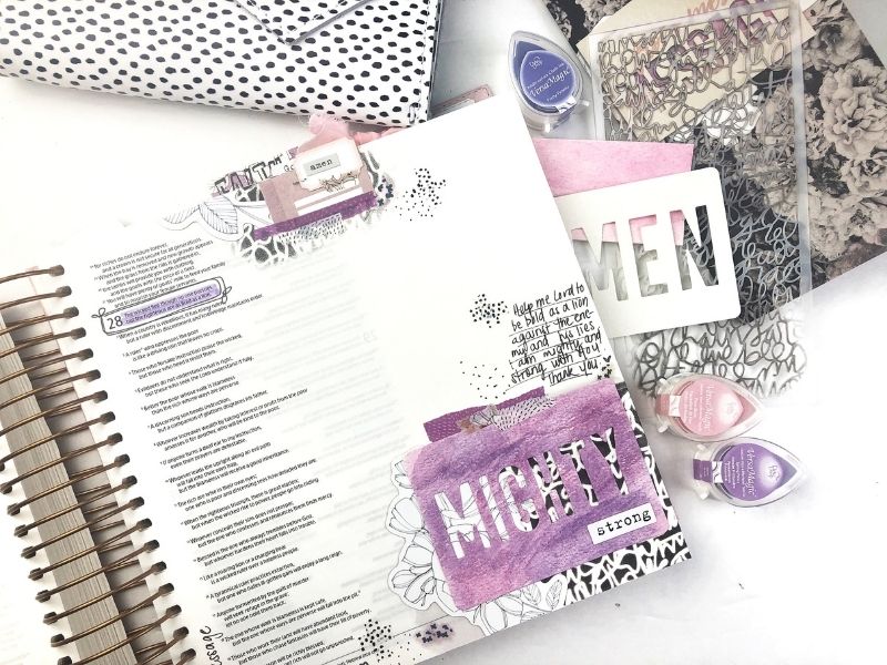 Ideas for Mess to Message Kit Using Watercolors and Printables 