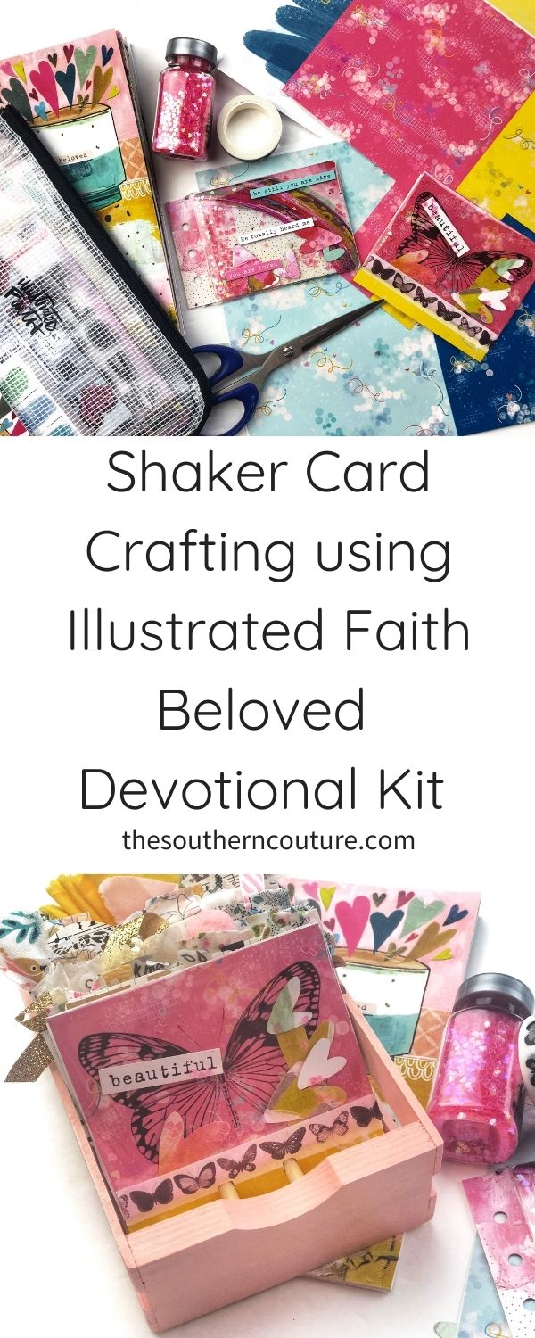 Try some shaker card crafting using Illustrated Faith Beloved devotional kit and some printables for a fun DIY craft. 