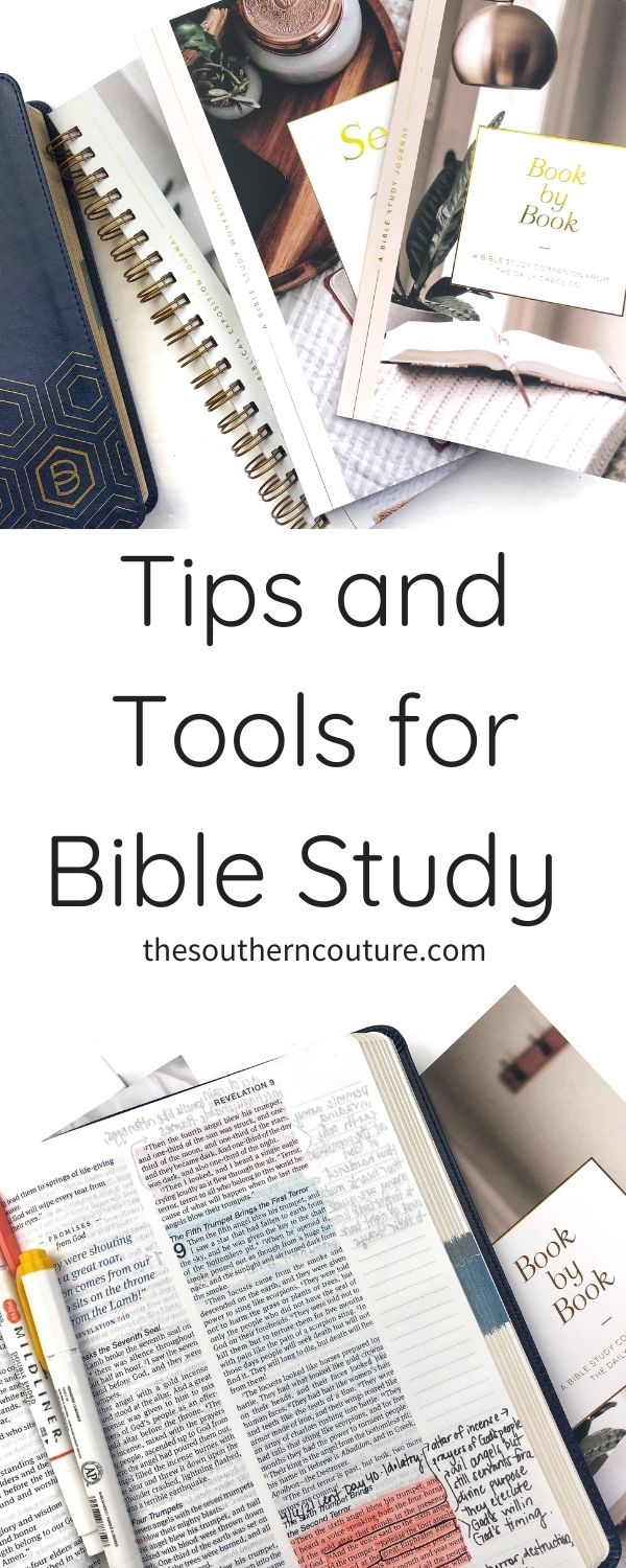I want to share some tips and tools for Bible study as I am digging deeper into God's Word and studying one individual book at a time.
