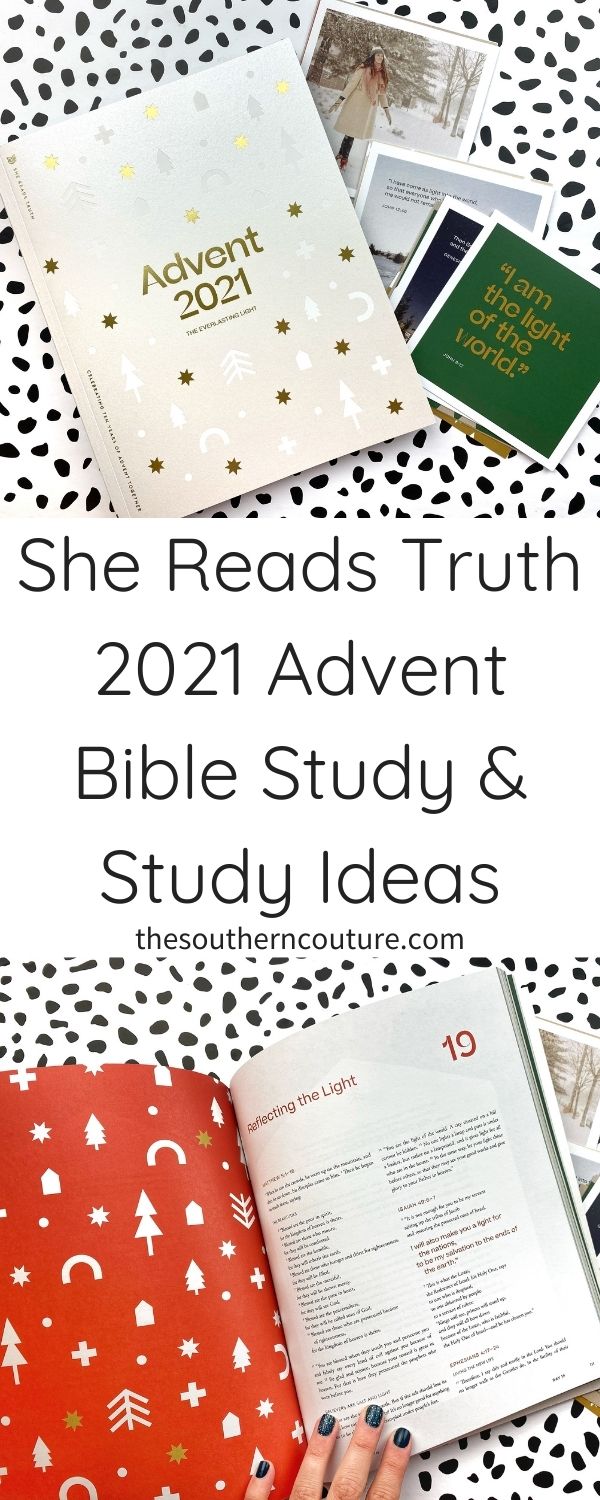 Check out the She Reads Truth 2021 Advent Bible Study with ideas for studying and its connection to Revelation.